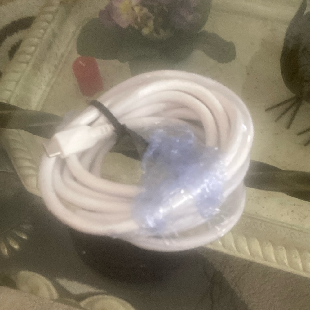White cable